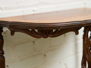 Angel Motif Mahogany Table