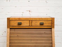 Load image into Gallery viewer, Oak Vintage Narrow Secretary Desk
