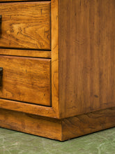 Load image into Gallery viewer, Oak Vintage Narrow Secretary Desk
