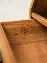Load image into Gallery viewer, Oak Vintage Narrow Secretary Desk
