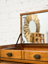 Load image into Gallery viewer, Oak Vintage Narrow Secretary Desk
