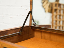 Load image into Gallery viewer, Oak Vintage Narrow Secretary Desk
