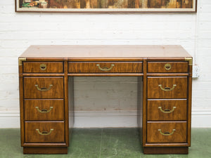 Vintage Mid-Century Accolade Drexel Campaign Desk