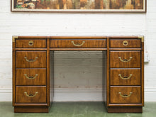 Load image into Gallery viewer, Vintage Mid-Century Accolade Drexel Campaign Desk
