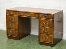 Load image into Gallery viewer, Vintage Mid-Century Accolade Drexel Campaign Desk
