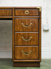 Load image into Gallery viewer, Vintage Mid-Century Accolade Drexel Campaign Desk
