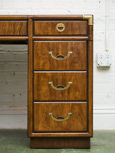 Vintage Mid-Century Accolade Drexel Campaign Desk