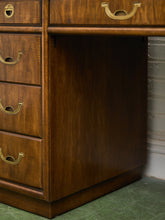 Load image into Gallery viewer, Vintage Mid-Century Accolade Drexel Campaign Desk
