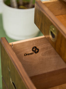 Vintage Mid-Century Accolade Drexel Campaign Desk