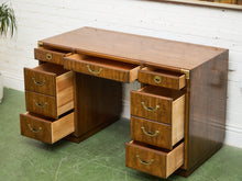 Load image into Gallery viewer, Vintage Mid-Century Accolade Drexel Campaign Desk

