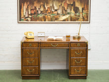 Load image into Gallery viewer, Vintage Mid-Century Accolade Drexel Campaign Desk
