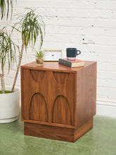 Load image into Gallery viewer, Pair of Scandi Nightstands with Plinth Base
