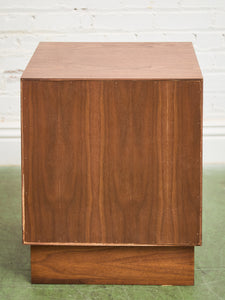 Pair of Scandi Nightstands with Plinth Base