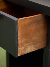 Load image into Gallery viewer, Black Vintage Pair of Nightstands
