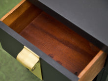 Load image into Gallery viewer, Black Vintage Pair of Nightstands
