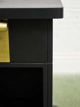 Load image into Gallery viewer, Black Vintage Pair of Nightstands
