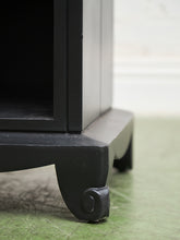 Load image into Gallery viewer, Black Vintage Pair of Nightstands
