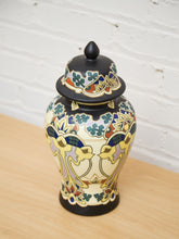 Load image into Gallery viewer, Beautiful Large Delft Royal Goedewaagen Iris Lidded Jar
