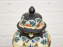 Load image into Gallery viewer, Beautiful Large Delft Royal Goedewaagen Iris Lidded Jar
