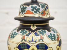 Load image into Gallery viewer, Beautiful Large Delft Royal Goedewaagen Iris Lidded Jar
