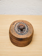 Load image into Gallery viewer, Indonesian Lombok Woven Turtle Rattan Basket
