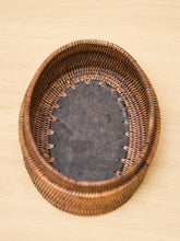 Load image into Gallery viewer, Indonesian Lombok Woven Turtle Rattan Basket
