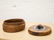 Load image into Gallery viewer, Indonesian Lombok Woven Turtle Rattan Basket
