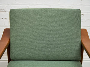 Danish Style Lounger in Green