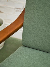 Load image into Gallery viewer, Danish Style Lounger in Green
