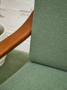 Danish Style Lounger in Green