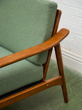 Load image into Gallery viewer, Danish Style Lounger in Green
