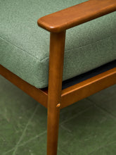Load image into Gallery viewer, Danish Style Lounger in Green
