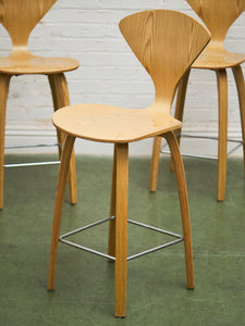 Plywood Oak Barstool