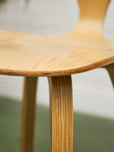Plywood Oak Barstool
