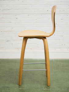Plywood Oak Barstool