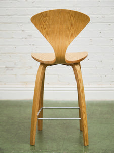 Plywood Oak Barstool