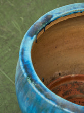 Load image into Gallery viewer, Late Qing Dynasty Period South Sea Blue Glazed Ceramic Planter
