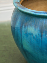 Load image into Gallery viewer, Late Qing Dynasty Period South Sea Blue Glazed Ceramic Planter
