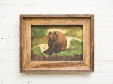 Load image into Gallery viewer, Vintage Bear Oil Painting
