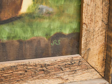 Load image into Gallery viewer, Vintage Bear Oil Painting

