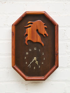 Western Horse Clock