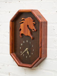 Western Horse Clock