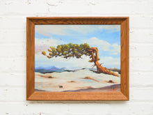Load image into Gallery viewer, Bristlecone Pine, in a mountainous, windswept landscape Acrylic Painting
