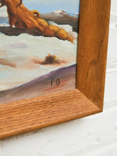 Load image into Gallery viewer, Bristlecone Pine, in a mountainous, windswept landscape Acrylic Painting
