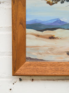 Bristlecone Pine, in a mountainous, windswept landscape Acrylic Painting