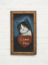 Load image into Gallery viewer, Love You From The Cat Velvet Painting
