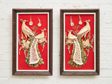 Load image into Gallery viewer, RARE - 60&#39;s Vintage PEACOCK ORIGINAL Folk Art Shadow Box SHELL #1

