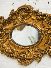 Load image into Gallery viewer, Vintage Ornate Mirror with Flowers
