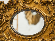 Load image into Gallery viewer, Vintage Ornate Mirror with Flowers
