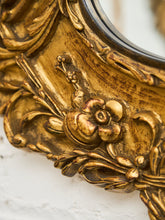 Load image into Gallery viewer, Vintage Ornate Mirror with Flowers
